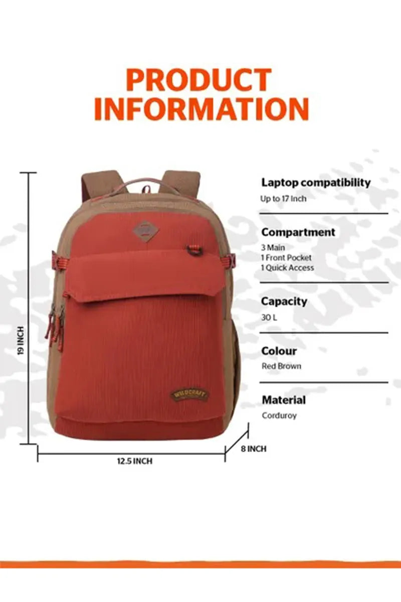 Wildcraft Gypsy 30 (Red & Brown)