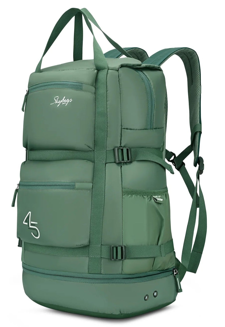 Skybags Ridge V2 45L 02 Laptop Weekender (Green)
