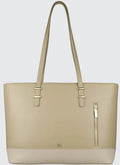 Itti Rosa Laptop Tote (Beige)