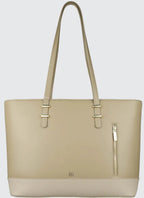 Itti Rosa Laptop Tote (Beige)