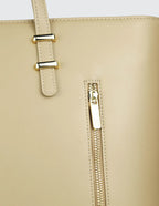 Itti Rosa Laptop Tote (Beige)