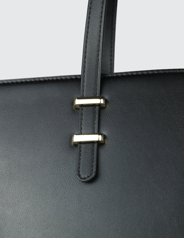 Itti Rosa Laptop Tote (Black)