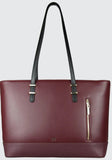 Itti Rosa Laptop Tote (Wine Red)