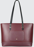 Itti Rosa Laptop Tote (Wine Red)