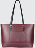 Itti Rosa Laptop Tote (Wine Red)