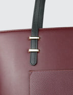 Itti Rosa Laptop Tote (Wine Red)