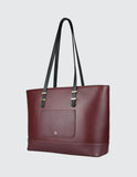 Itti Rosa Laptop Tote (Wine Red)
