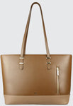 Itti Rosa Laptop Tote (Brown)