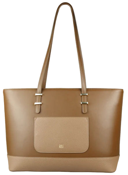 Itti Rosa Laptop Tote (Brown)