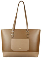 Itti Rosa Laptop Tote (Brown)