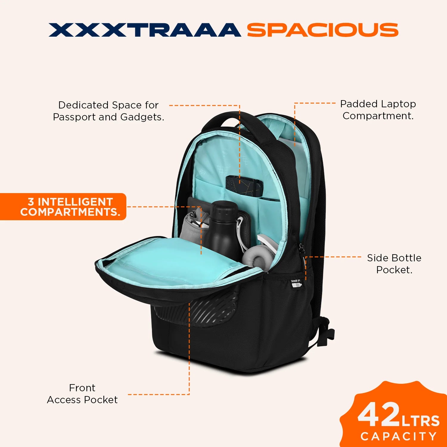 Skybags Amigo (Black)