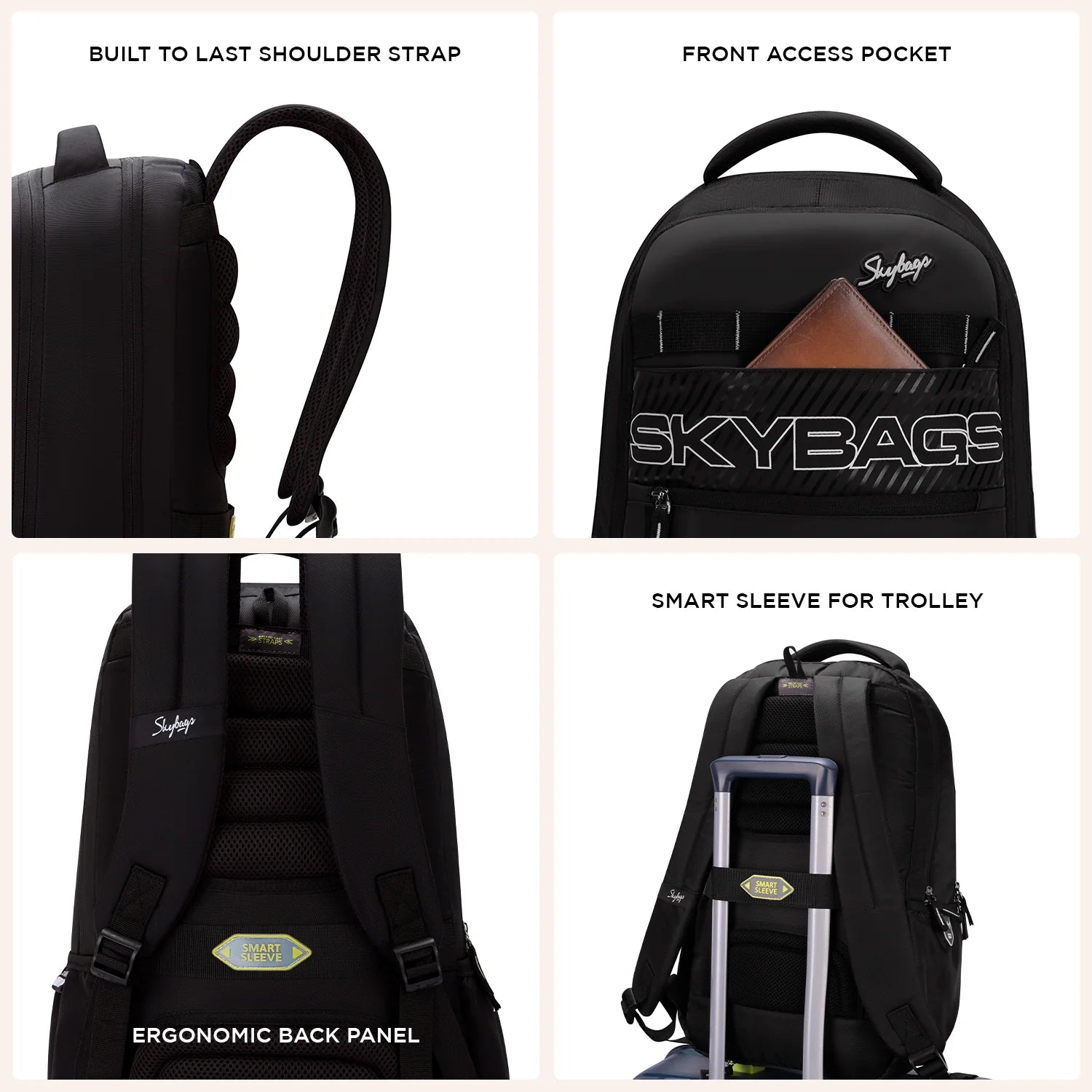 Skybags Amigo (Black)