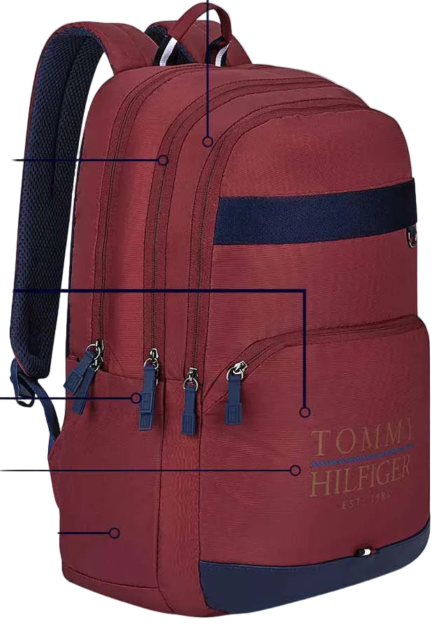 Tommy Hilfiger Slage Backpack (Burgundy)