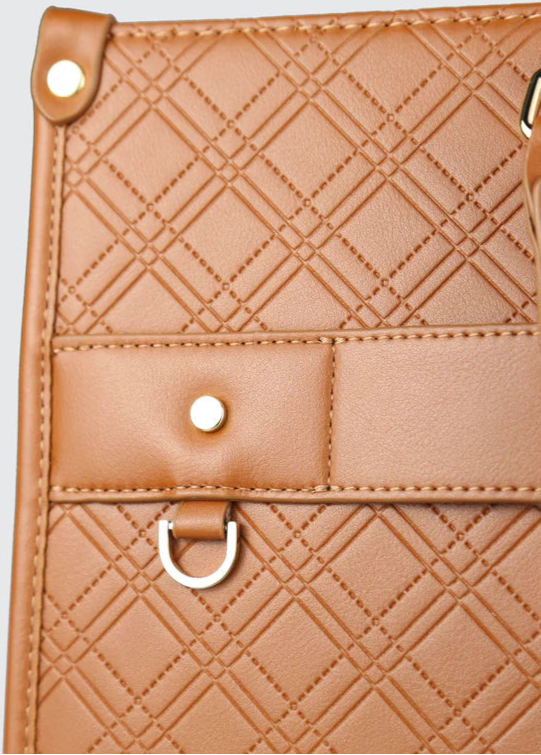 Itti Sophie Laptop Tote (Tan)