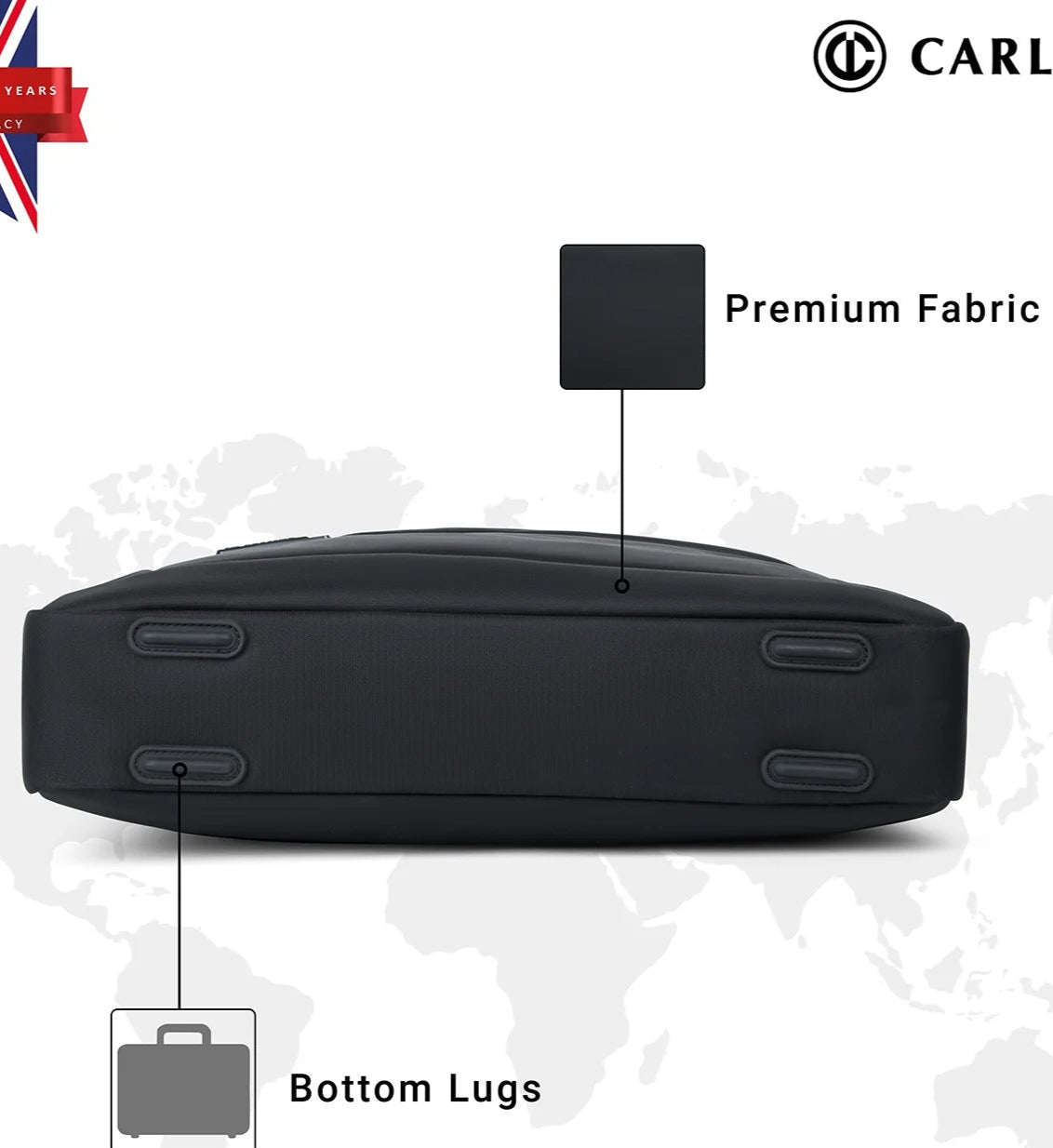 Carlton Southwalk Double Guest Folio (Black)