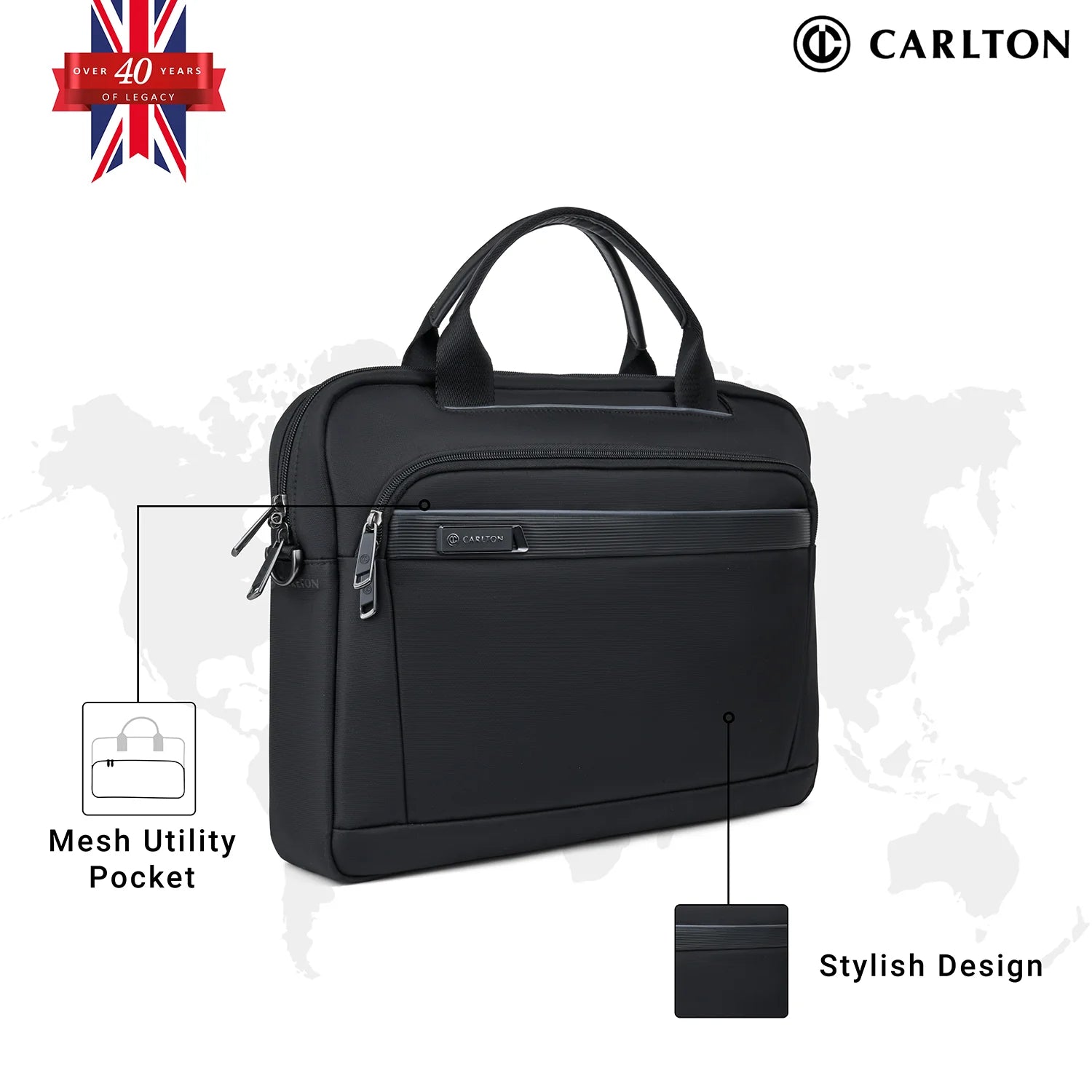 Carlton Southwalk Single Guest Folio (Black)