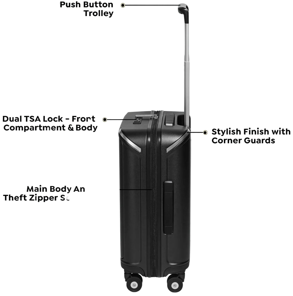 Carlton Style Business Case Cabin (Black)