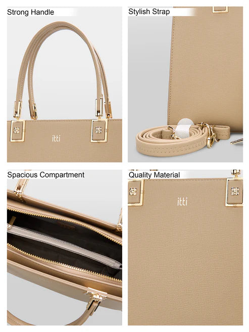 Itti Tira Handbag (Beige)