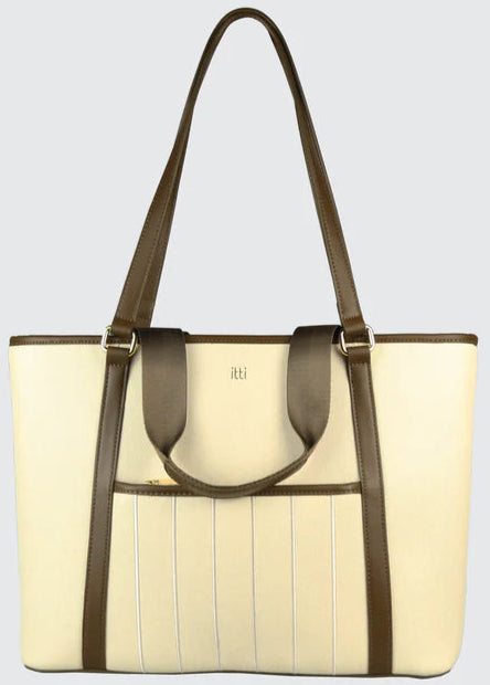 Itti Terra Laptop Tote (Off-White)