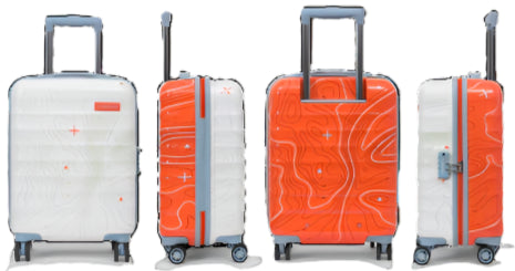 Uppercase Topo (Orange & White)