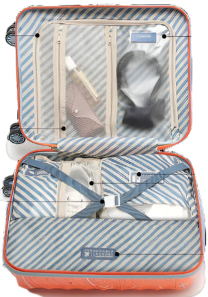 Uppercase Topo (Orange & White)