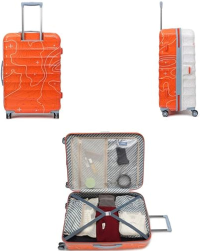 Uppercase Topo (Orange & White)