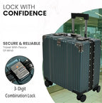 Legacy Framed Rolling Tote (Dark Green)