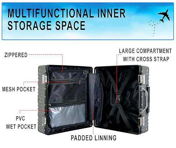 Legacy Framed Rolling Tote (Grey)