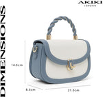 Akiki Trinity Handbag Flap (Blue)