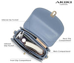 Akiki Trinity Handbag Flap (Blue)