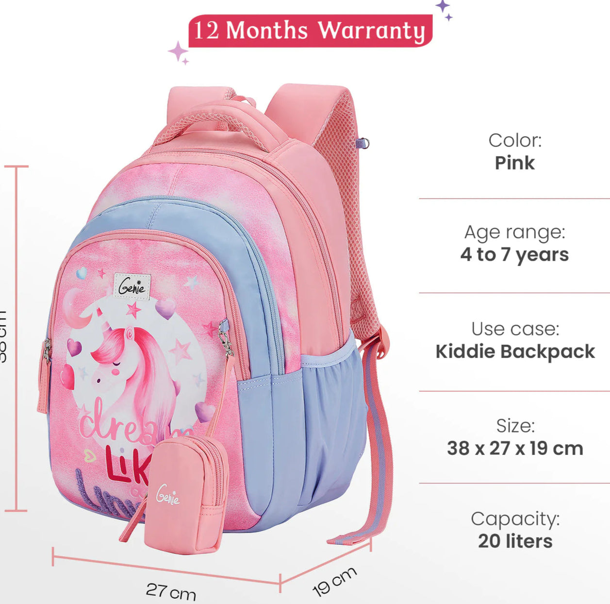 Genie Unicorndream (Pink)