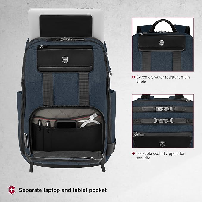 Victorinox Architecture Urban 2.0, Deluxe Backpack (Navy)