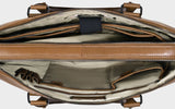 Carlton Urban Satchel Double Guest Office Bag (Tan)