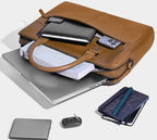 Carlton Urban Satchel Double Guest Office Bag (Tan)