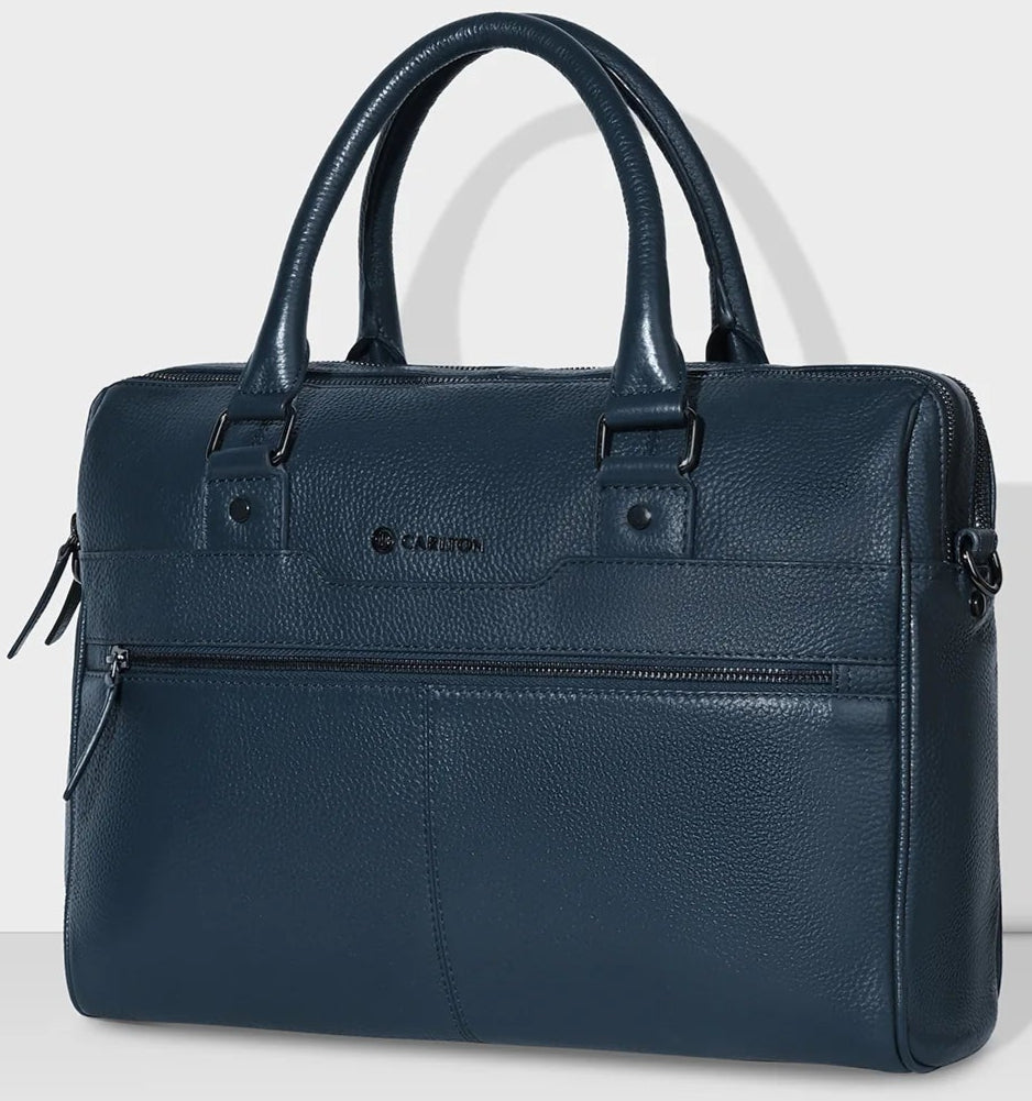 Carlton Urban Satchel Double Guest Office Bag (Blue)