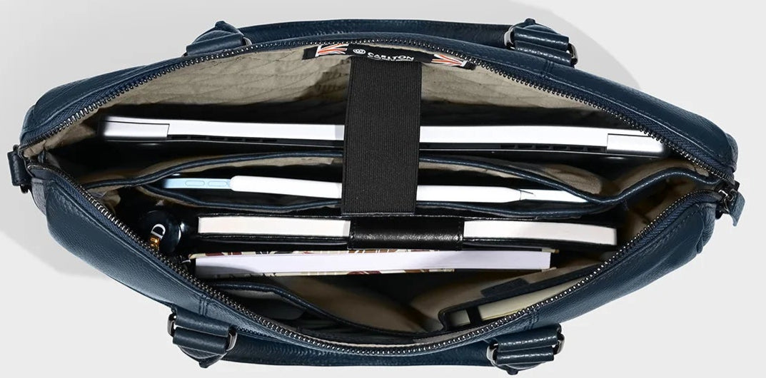 Carlton Urban Satchel Office Bag (Blue)