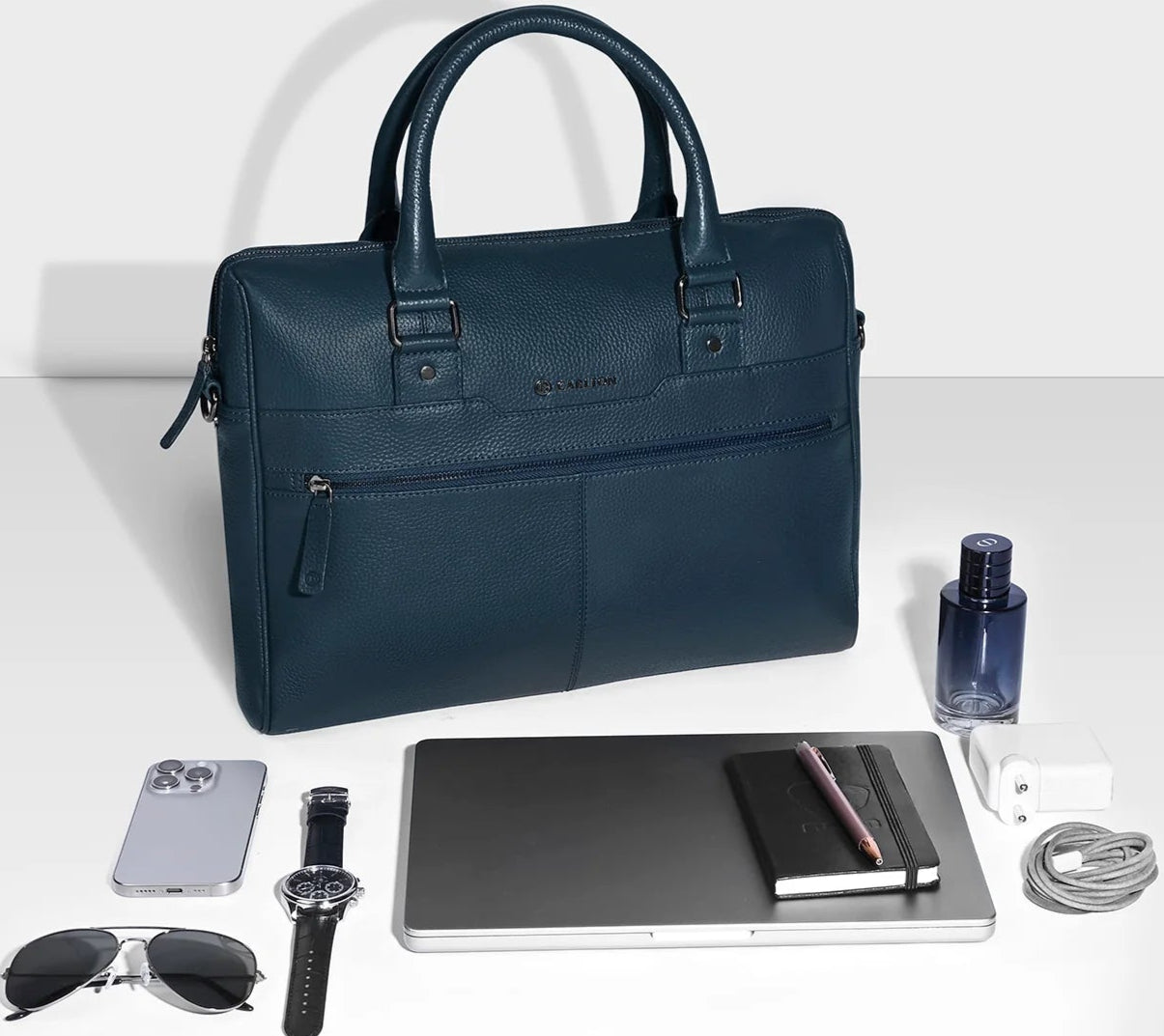 Carlton Urban Satchel Office Bag (Blue)