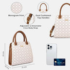 Lavie Mono Ushawu Small Satchel (White)