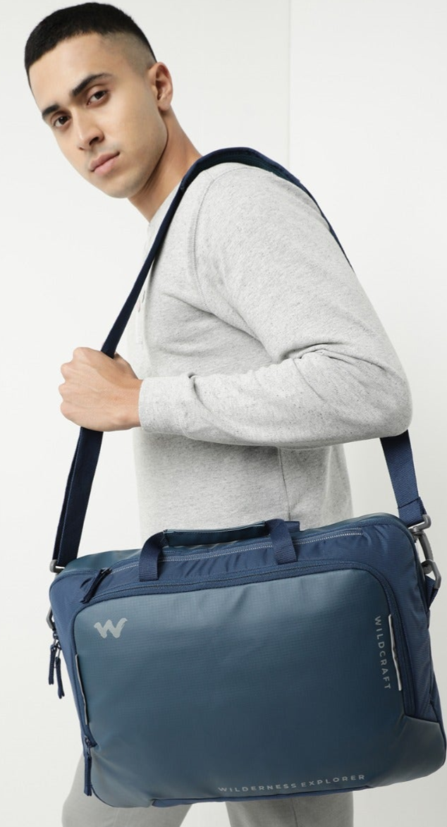 Wildcraft Laptop Briefcase 2.0 (Blue)