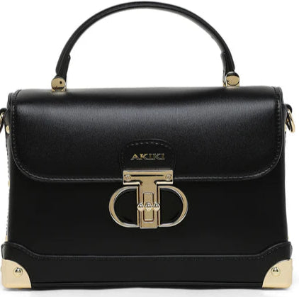 Akiki Westminster Satchel Bag (Black)