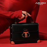 Akiki Westminster Satchel Bag (Black)