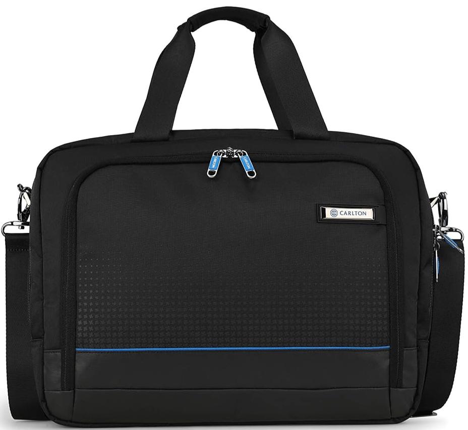 Carlton West End Slim Laptop Folio Case (Black)