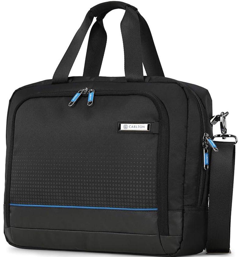 Carlton West End Slim Laptop Folio Case (Black)