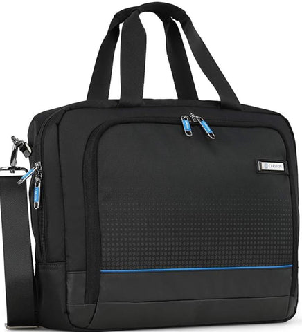 Carlton West End Slim Laptop Folio Case (Black)