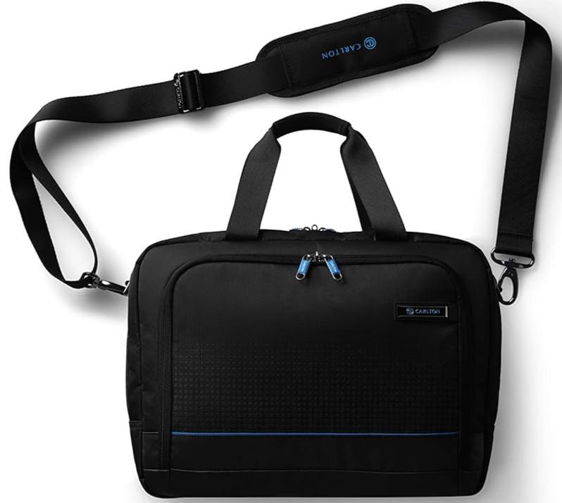Carlton West End Slim Laptop Folio Case (Black)