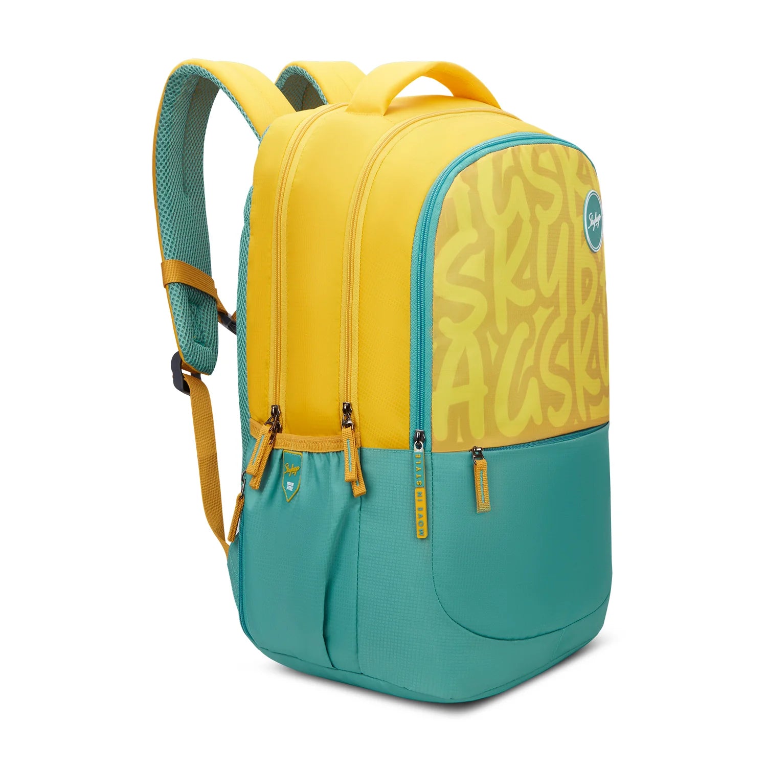 Skybags Klan Plus V3 (Caligraphy Mustard )