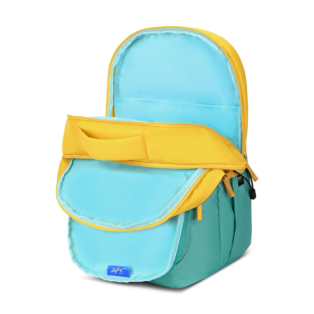 Skybags Klan Plus V3 (Caligraphy Mustard )