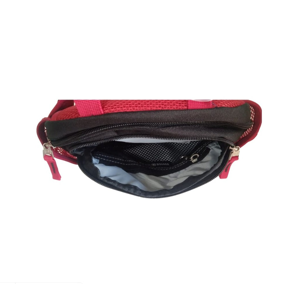 Swiss Gear Waist Bag (Black & Red)